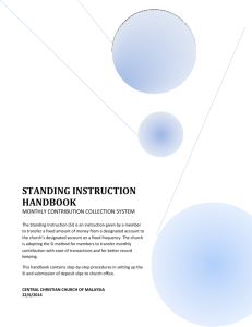 standing instruction handbook - File
