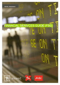 FINANCIAL SERIVCES GUIDE (FSG)