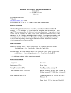 EDUC 245 Winter 2013 Syllabus Final Draft