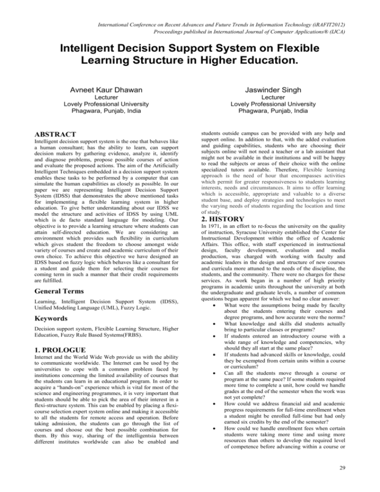 intelligent-decision-support-system-on-flexible-learning-structure