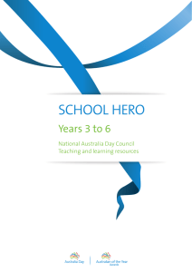 school hero - Australia Day