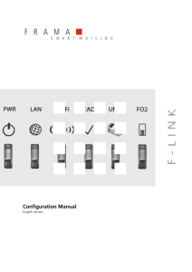 F-Link configuration manual