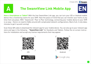 The SwannView Link Mobile App