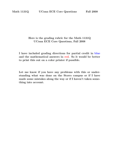 Math 1131Q UConn ECE Core Questions Fall 2008 Here is the
