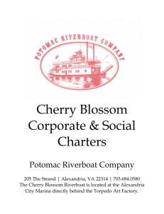 Cherry Blossom Corporate/Social Sales Package 2016