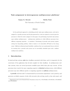 Task assignment in heterogeneous multiprocessor platforms 1