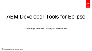 AEM Developer Tools for Eclipse - Day