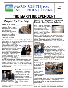 the marin independent - Marin Center for Independent Living
