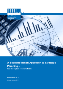 A Scenario-based Approach to Strategic Planning - Uni