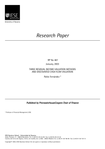 Research Paper - IESE Business School