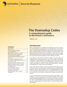 The Downadup Codex
