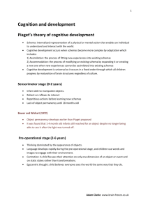 Cognition and development