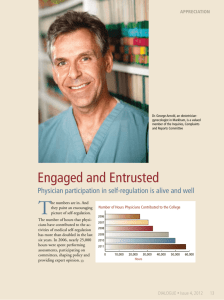 Engaged and Entrusted - College of Physicians and Surgeons of