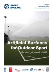 Artificial Surfaces for Outdoor Sport
