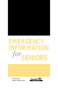 Emergency Information for Seniors