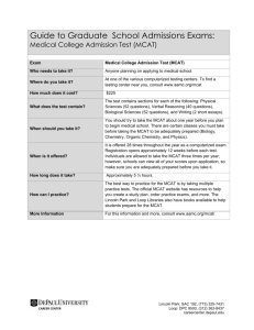 Guide to Graduate School Admissions Exams