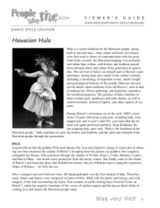 Hawaiian Hula - World Arts West