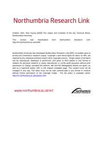 - Northumbria Research Link
