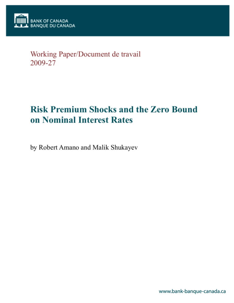 risk-premium-shocks-and-the-zero-bound-on-nominal-interest-rates