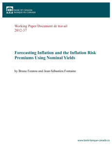 Forecasting Inflation and the Inflation Risk Premiums Using Nominal