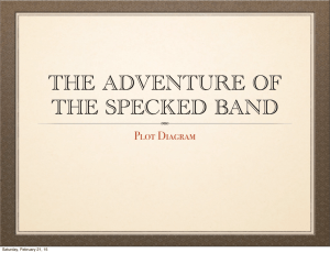 THE ADVENTURE OF THE SPECKED BAND