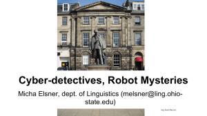 Cyber-detectives, Robot Mysteries