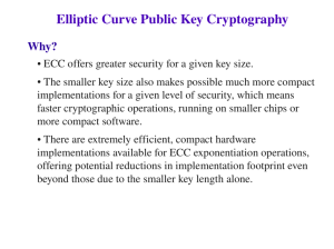 Elliptic Curve Public Key Cryptography