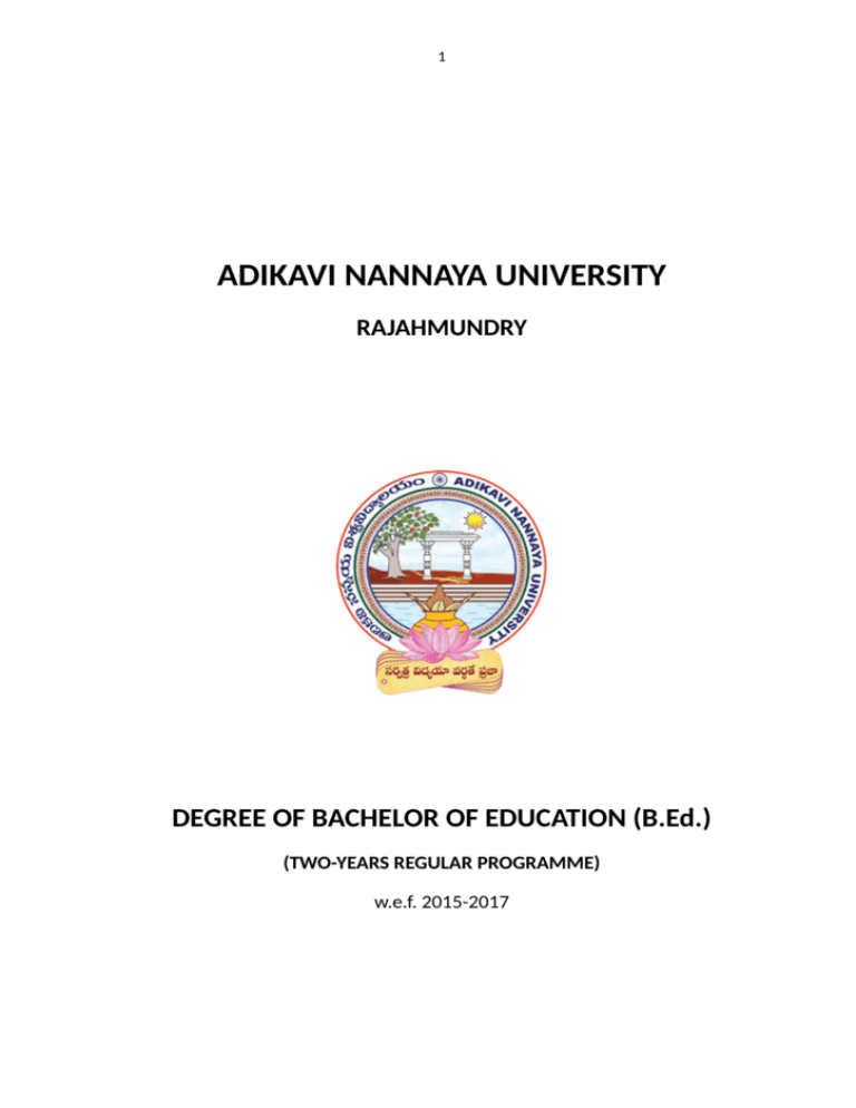 Bachelor Of Education B Ed