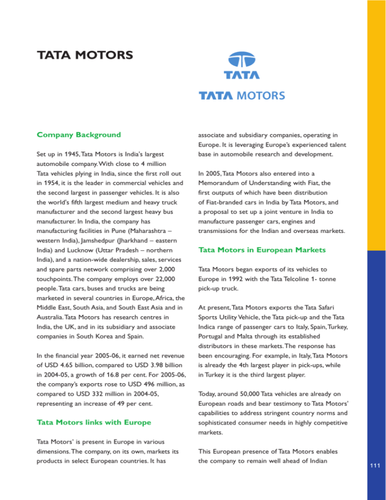 equity research report of tata motors