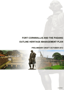 FORT CORNWALLIS AND THE PADANG OUTLINE HERITAGE