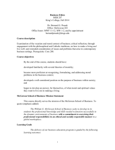 Prusak Syllabus MSB 287 fall 14