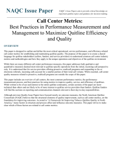 Call Center Metrics: Best Practices in Performance Measurement