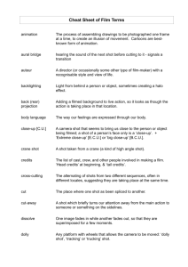 NEW Cheat Sheet of Film Terms