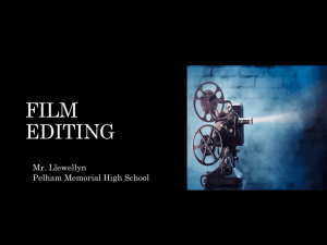 Editing - Mr. Llewellyn's Website