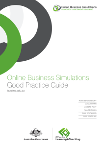 Good Practice Guide Online Business Simulations