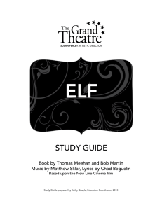 STUDY GUIDE - The Grand Theatre