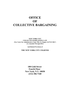 nyccbl - NYC Office of Collective Bargaining