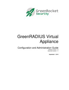 GreenRADIUS Virtual Appliance