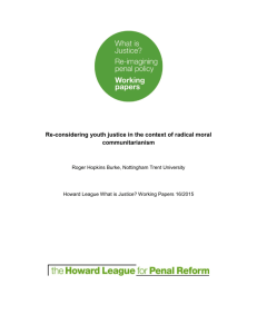Re-considering youth justice in the context of radical moral