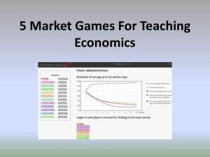 5 Free Market Games For Teaching Economics