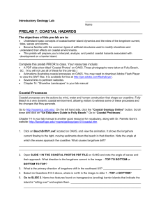 Environmental Geology 103 Lab