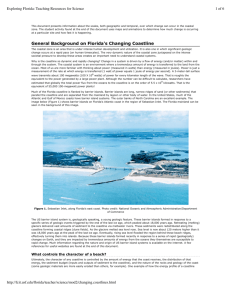 Changing coastlines pdf - Florida Center for Instructional Technology