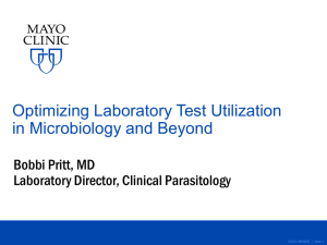 Optimizing Laboratory Test Utilization in Microbiology and Beyond