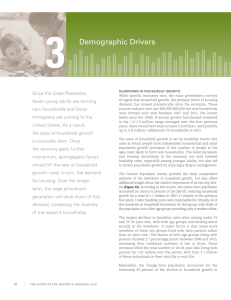 Demographic Drivers - Joint Center for Housing Studies