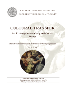 CULTURAL TRANSFER – Art Exchange between Italy and Central
