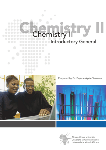 Chemistry 2 - Introductory General - OER@AVU