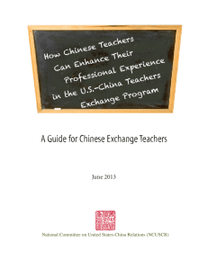 Guidebook for Chinese Teachers 2013