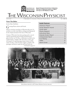 Newsletter 98/PM6 v3.4 - Department of Physics