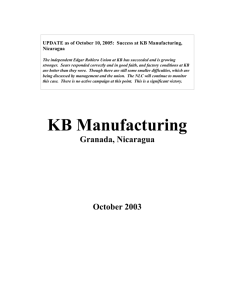 KB0 Cover Pg Revised Oct 2005 - Institute for Global Labour and