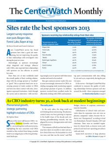 Sites rate the best sponsors 2013